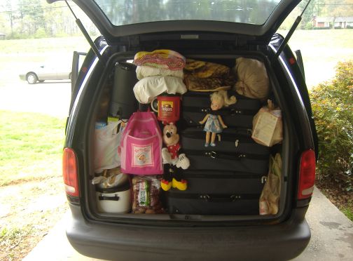 van on the trip