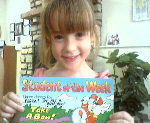 reagan - student of the week