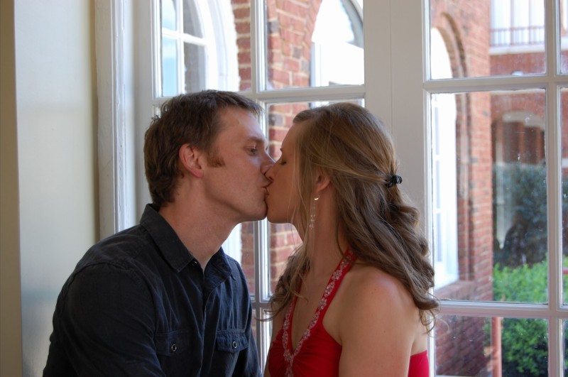 paul and sherri kissing